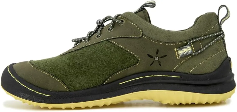 Jambu Womens Sunset Eco Vegan Wide Slip On Sneakers Shoes Casual - Green