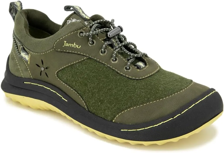 Jambu Womens Sunset Eco Vegan Wide Slip On Sneakers Shoes Casual - Green