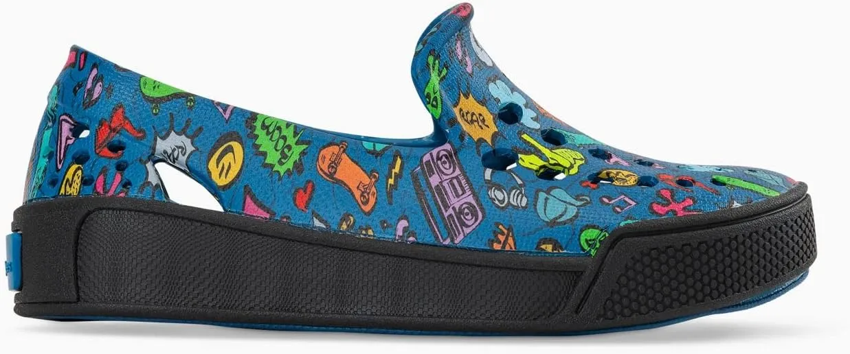 Joybees Kids Skate Sneaker Midnight Teal Skateboard - 4 M US Toddler