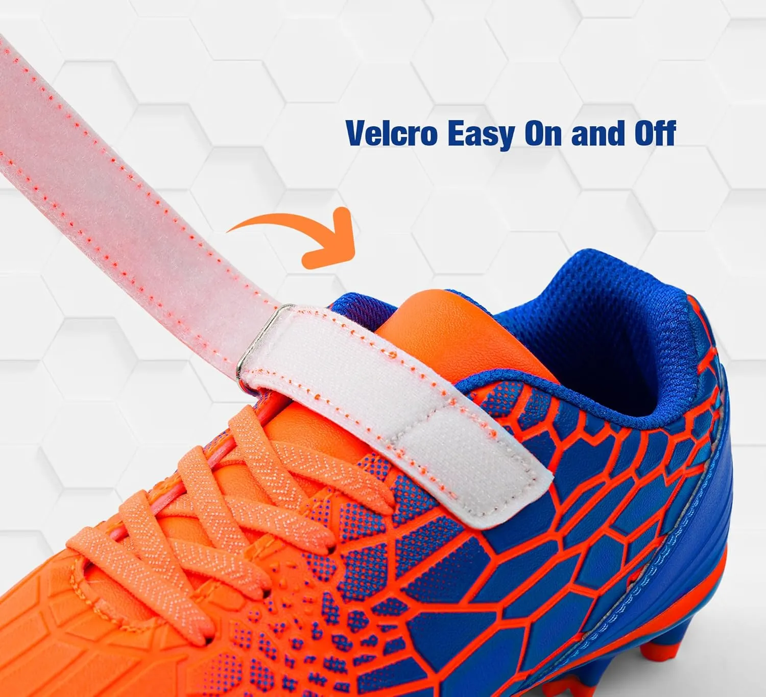 Kids Soccer Cleats Boys Girls Soccer Shoes Firm Ground Youth Lightweight Athletic Training Football Cleats for Little/Big Kid