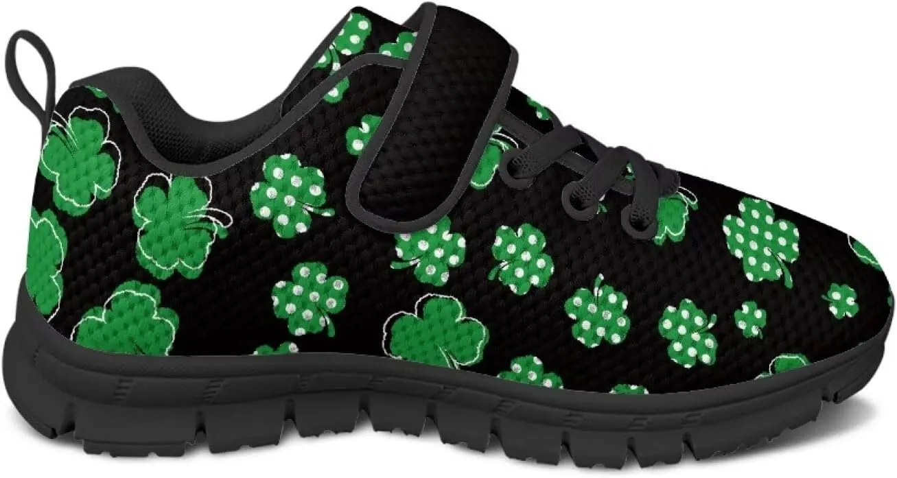 Kids St Patrick's Day Shoes Green Sneakers for Girls Boys Slip On Shoes