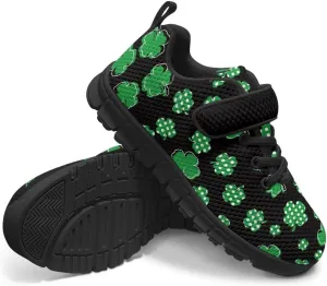 Kids St Patrick's Day Shoes Green Sneakers for Girls Boys Slip On Shoes
