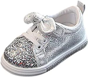 Kids Tennis Shoes Boys Sequins Boys Shoes Run Baby Girls Children Crystal Bling Sport Bowknot Baby Shoes Born Shoes