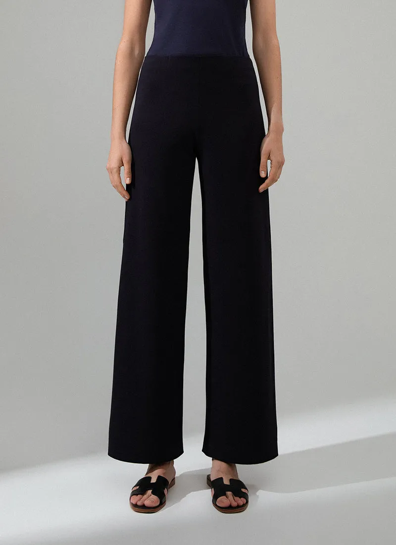 Kimberly Wide Leg Jersey Pant
