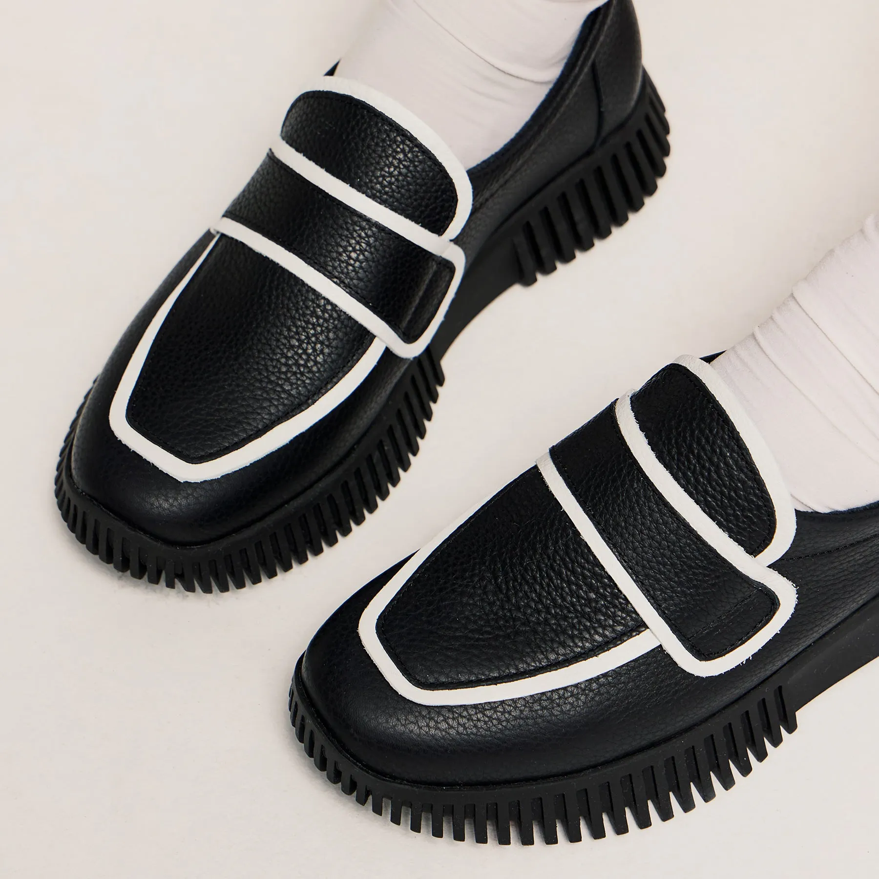 Loafers - Noir/Blanc