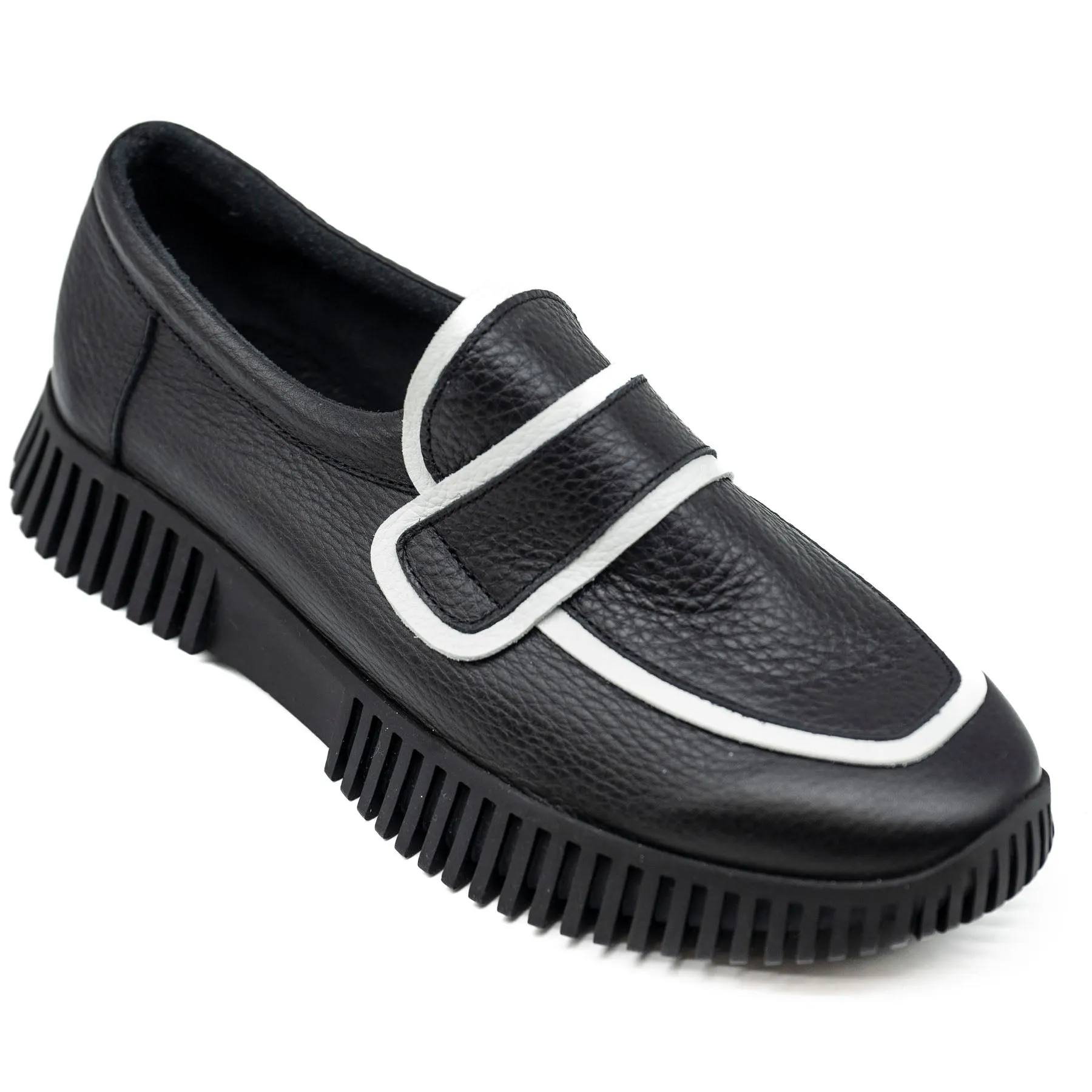 Loafers - Noir/Blanc
