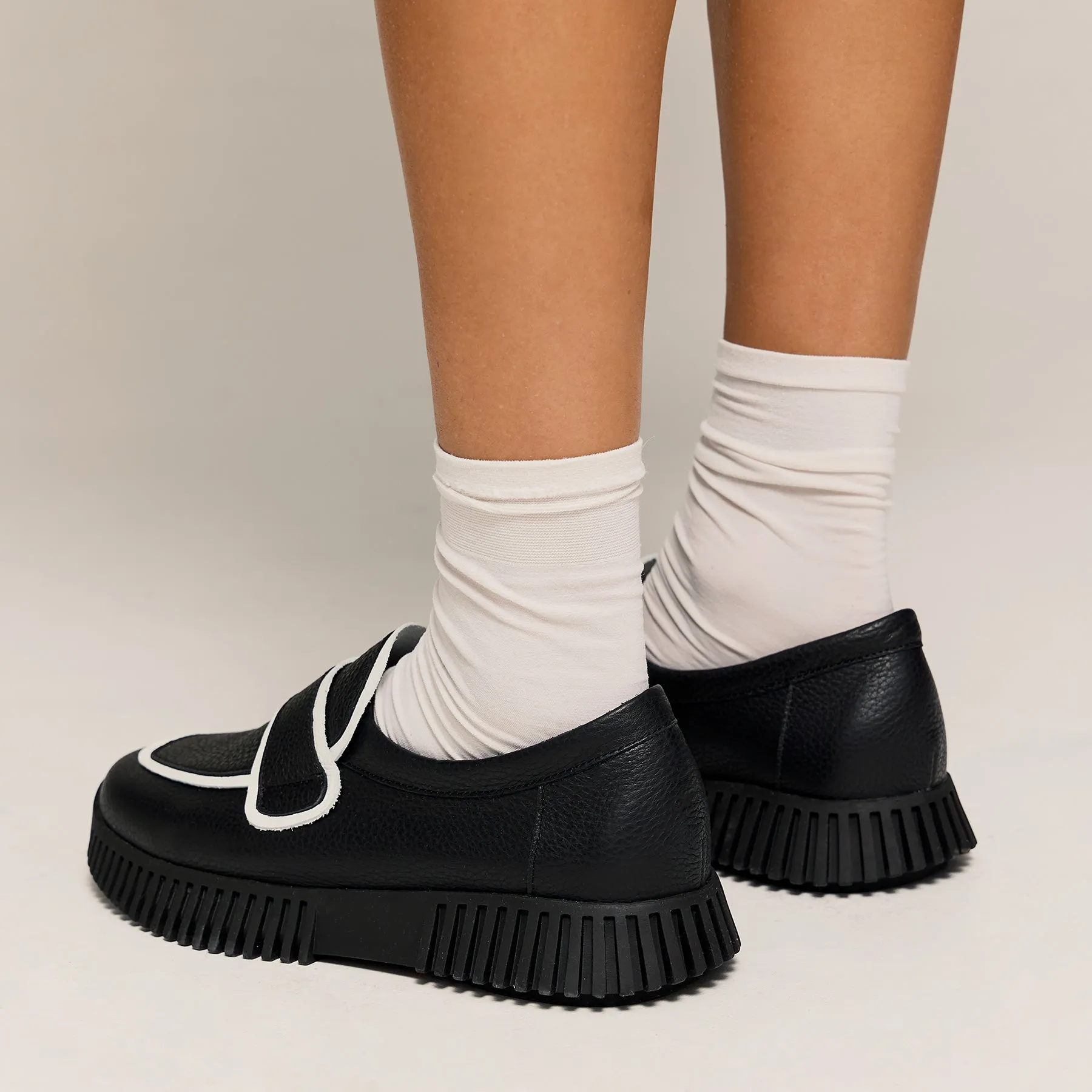 Loafers - Noir/Blanc