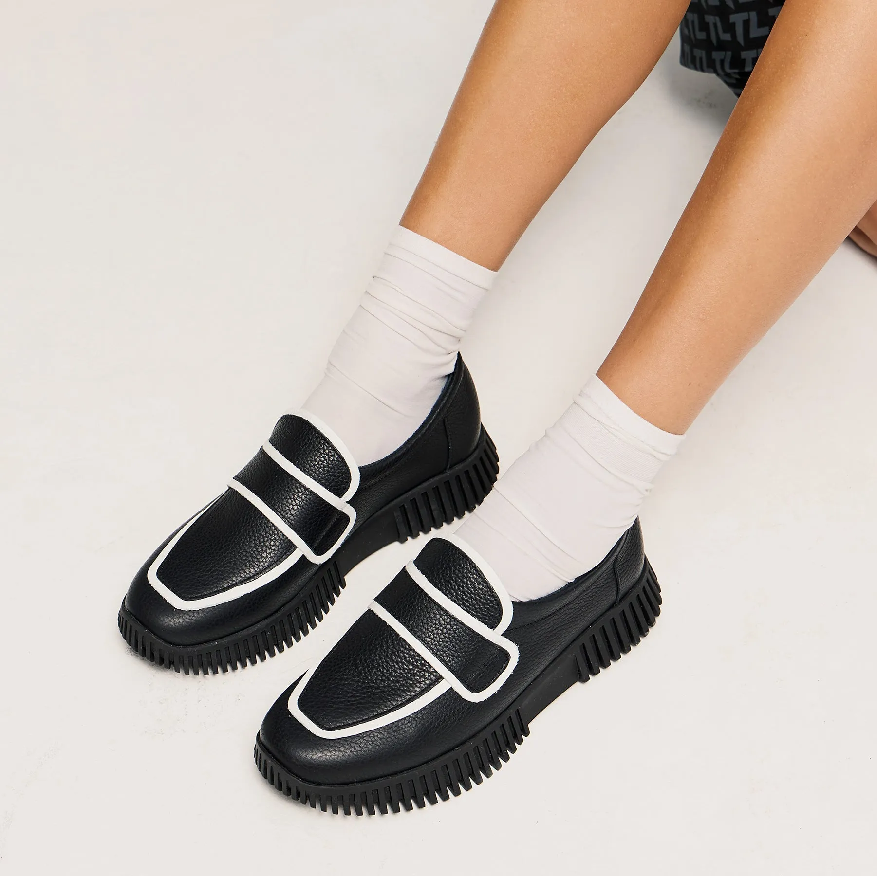 Loafers - Noir/Blanc