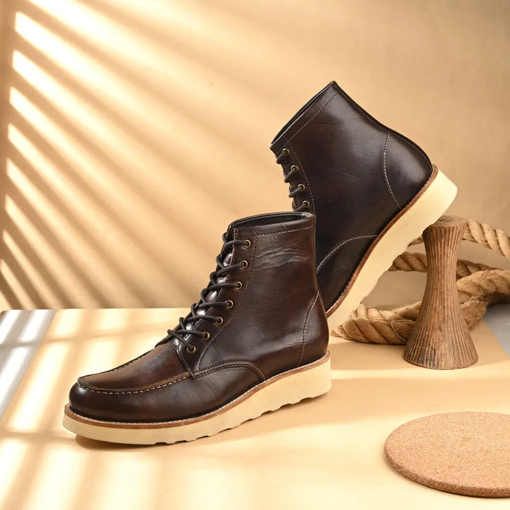 Marcell, Moctoe Boot - Brown Chromexcel | Hand Welted Boots 2.0