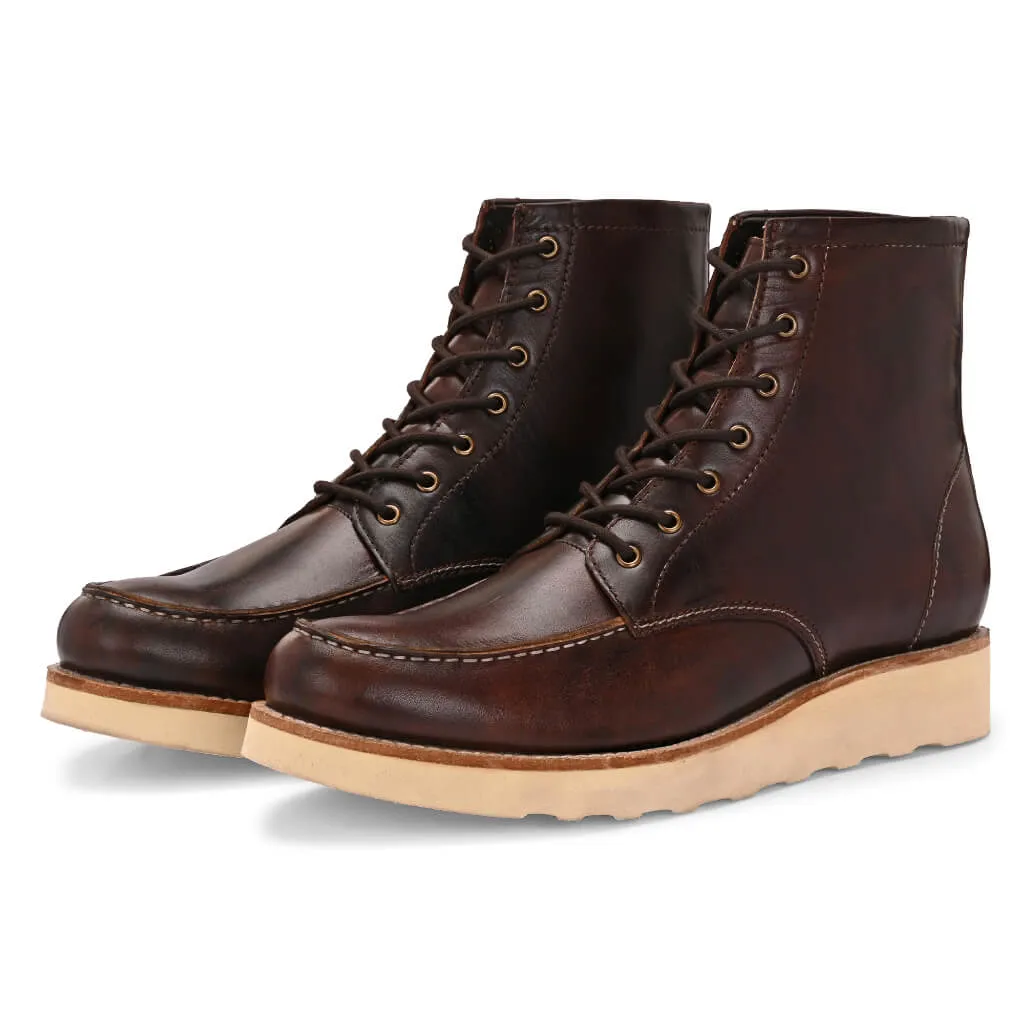 Marcell, Moctoe Boot - Brown Chromexcel | Hand Welted Boots 2.0