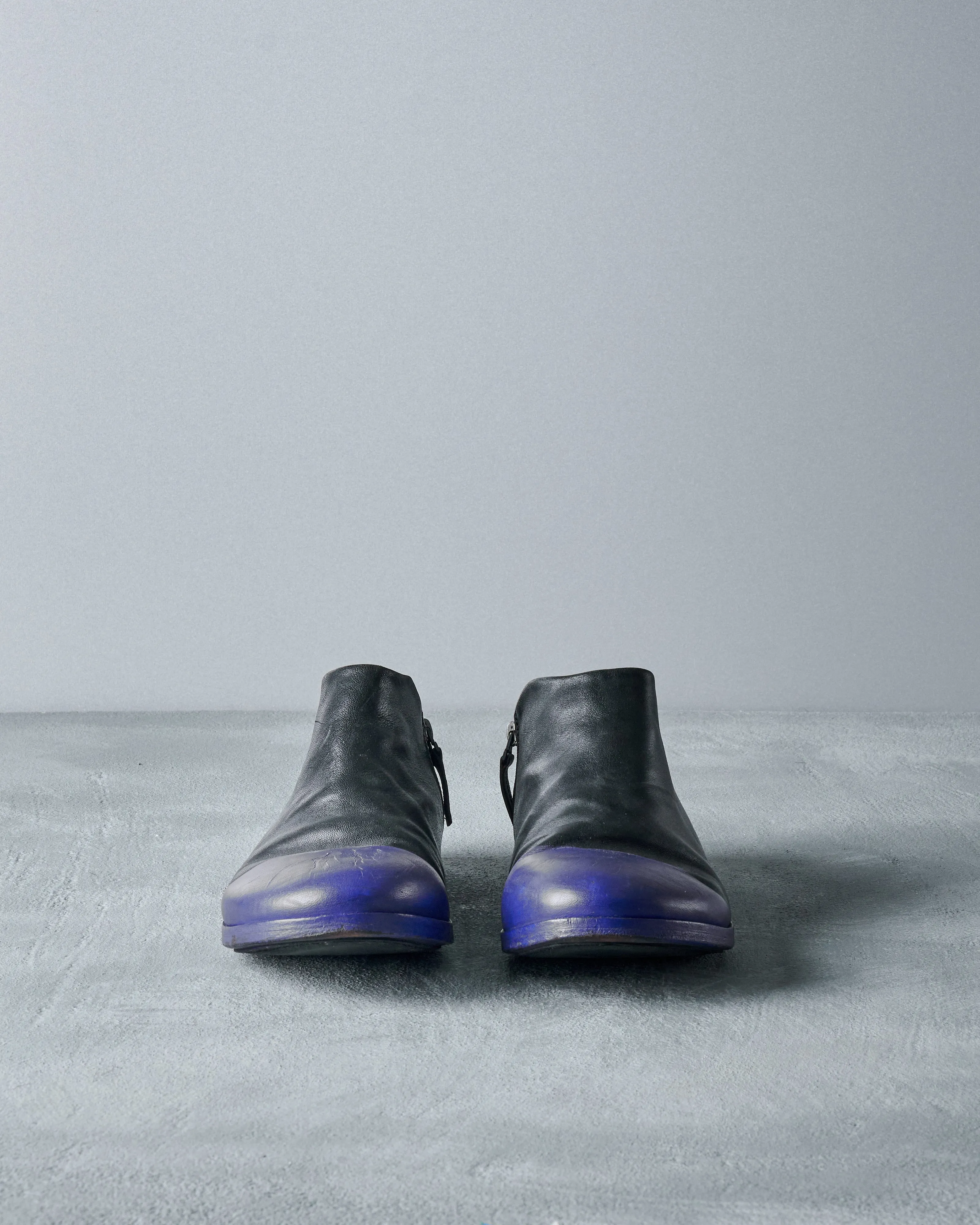Marsell Blue tip leather low boot