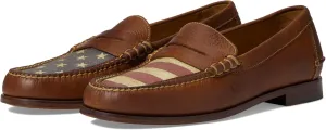Martin Dingman? All American Penny Slip-on Shoes for Men ?C Leather Construction ?C Moc Toe Silhouette