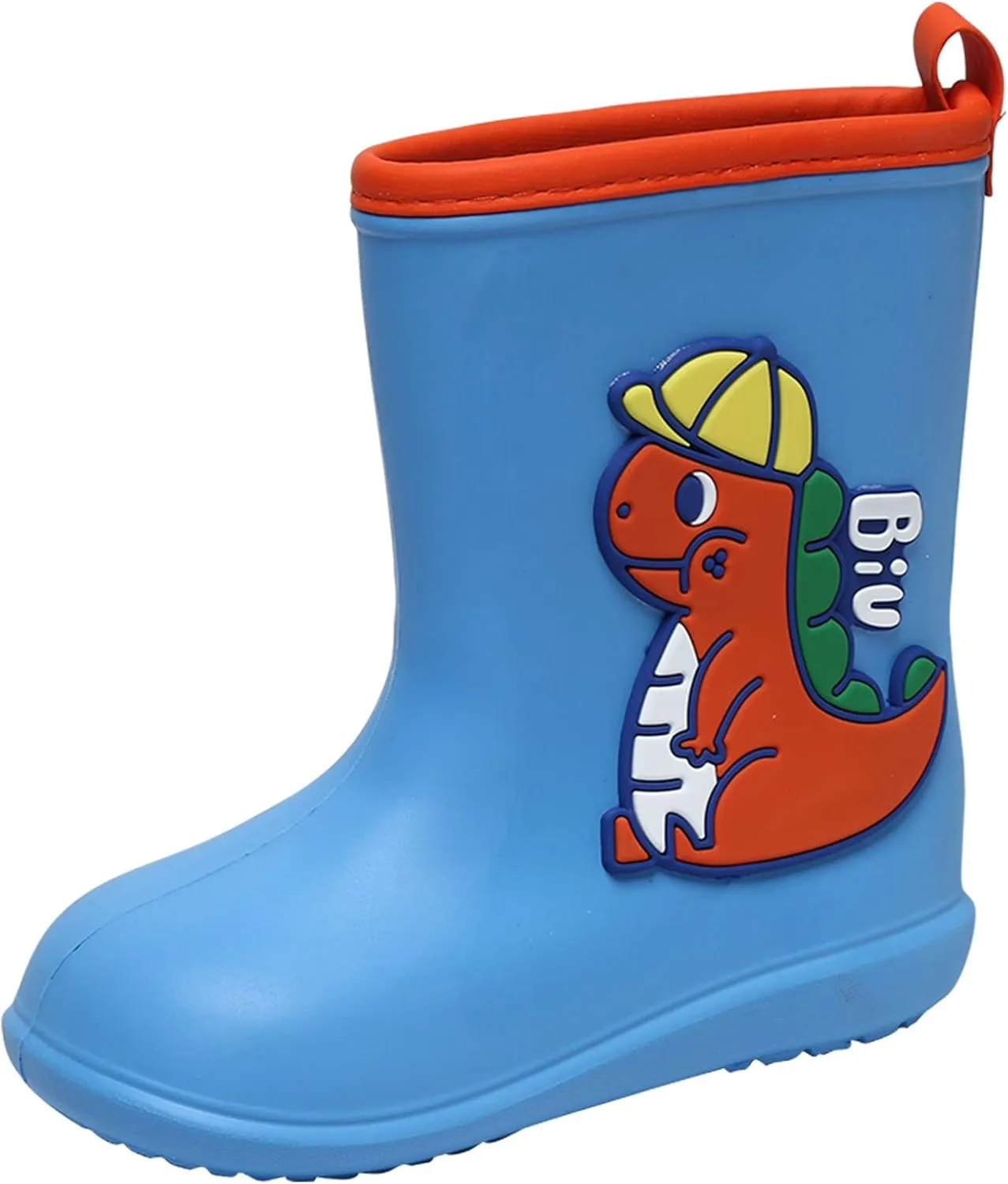 Meidiastra Toddler Kids Boys Girls Rain Boots Rubber Non Slip Rain Shoes