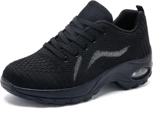 Meidiastra Womens Walking Shoes-Mesh Lace Up Lady Girls Nurse Working Shoes Running Jogging Shoes Sneakers with Air Cushion