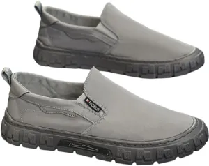 Men's Breathable Canvas-Bottom Casual Skate Shoes with Lace-Up Design - Ideal for Outdoor Leisure & Daily Wear
