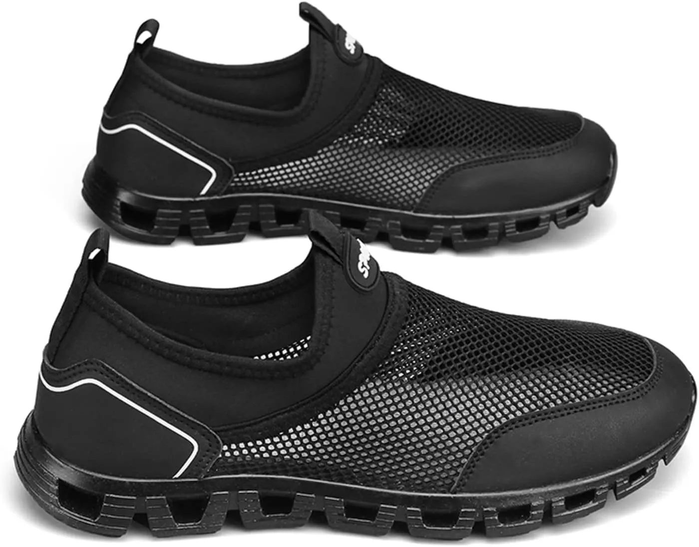 Men's Fashion Sneakers Men Sports Shoes Fashionable Simple and Solid Color New Pattern Summer Mesh Hollowed Out