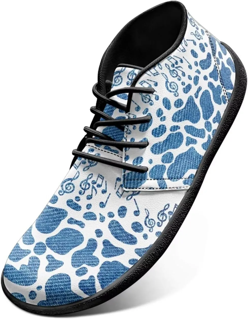 Men's Road Running Shoes Anima Print Wide Toe Shoe Classic Low Top Zero Drop Sneaker Lightweight Minimalist Sneakers