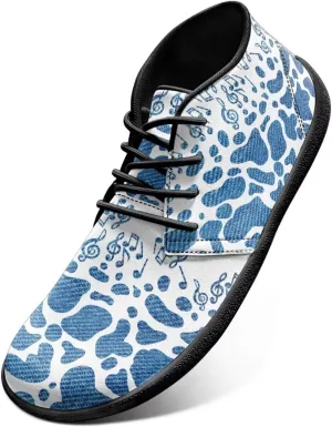 Men's Road Running Shoes Anima Print Wide Toe Shoe Classic Low Top Zero Drop Sneaker Lightweight Minimalist Sneakers