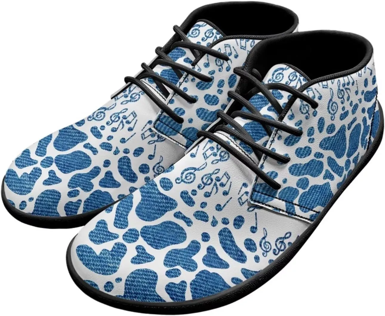 Men's Road Running Shoes Anima Print Wide Toe Shoe Classic Low Top Zero Drop Sneaker Lightweight Minimalist Sneakers