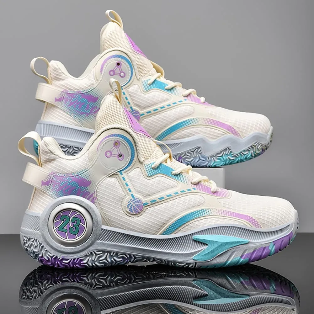 Men's Shoes Fashion Sports Shoes Breathable Running Shoes Men's Basketball Shoes Anti Slip Sports Shoes Couple Style