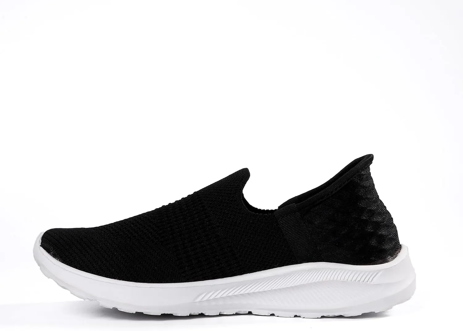 Men's Slip-on Loafers Comfortable Walking Shoes Breathable Knit Casual Sneakers Lightweight Breathable Mesh Shoes for Women