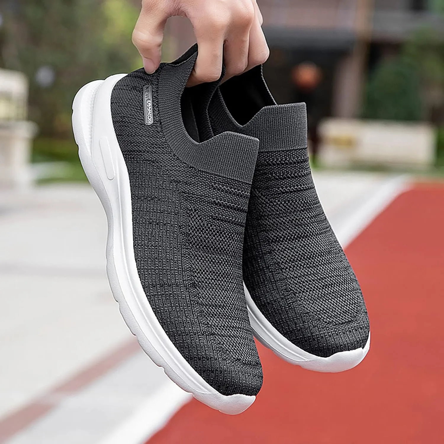 Mens Tennis Shoes Couple Men's Spring and Summer New Non Slip Walking Fashion Light Shoes Middle and Elderly