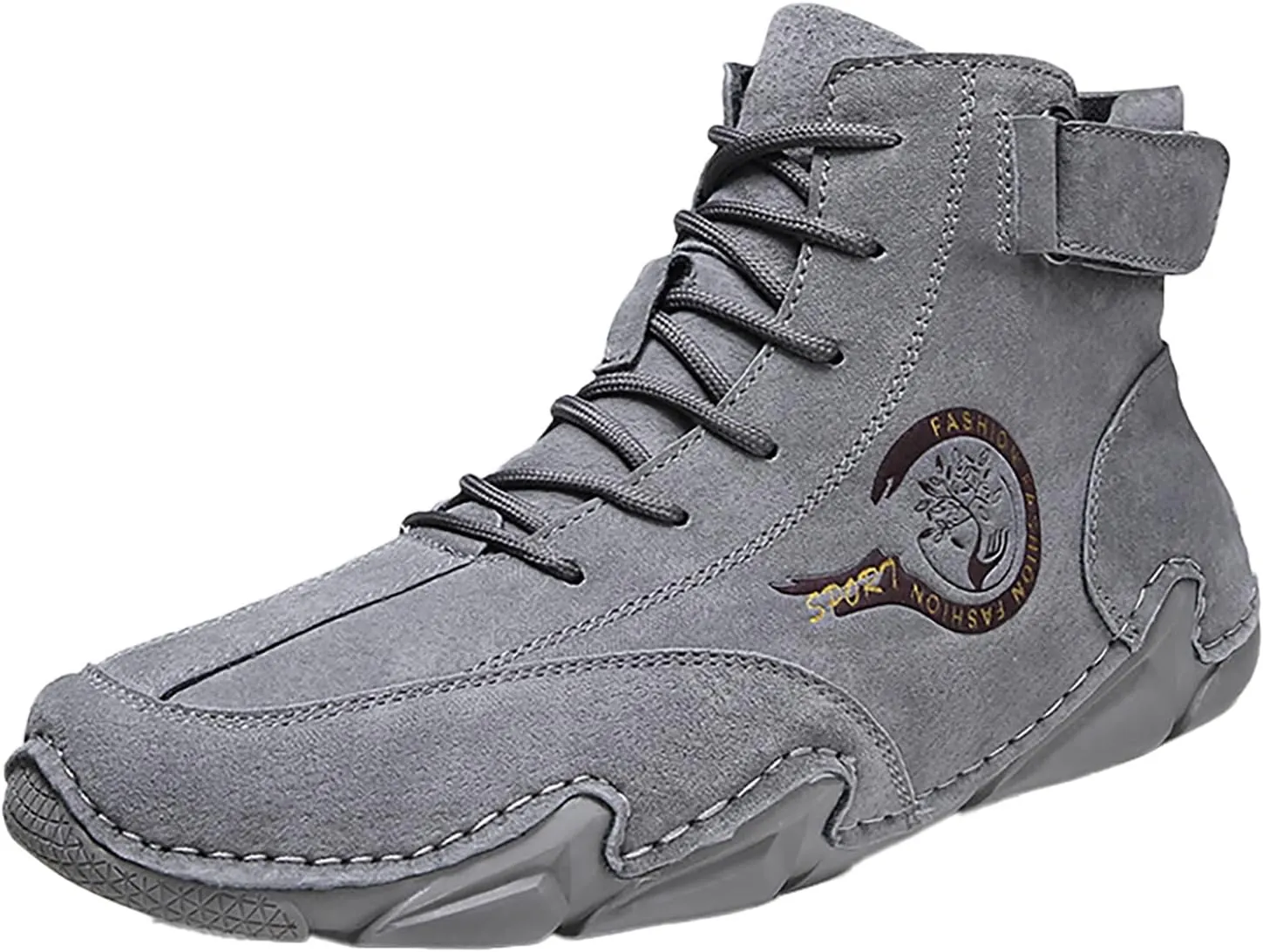 Men's Walking Shoes White Leather Sneakers Men Mens Comfortable Casual Walking Tennis Shoes Slip on Shoes Men