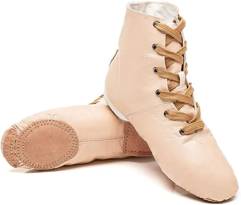 MSMAX Jazz Sneakers for Women Cheerleading Shoes Dance Ankle Boots