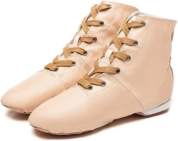 MSMAX Jazz Sneakers for Women Cheerleading Shoes Dance Ankle Boots