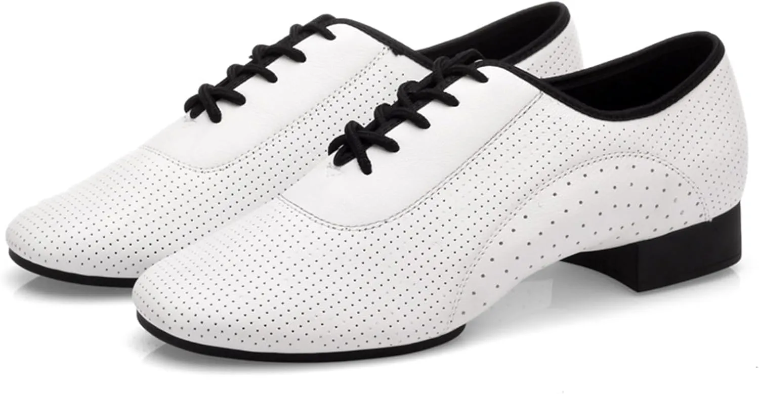 ONAIC Men's Latin Dance Shoes Professional Ballroom Modern Dance Performance Shoes for Outdoor Comfort Lightweight