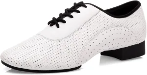 ONAIC Men's Latin Dance Shoes Professional Ballroom Modern Dance Performance Shoes for Outdoor Comfort Lightweight