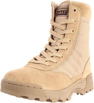 Original S.W.A.T. Classic 9" Side Zip - Boots for Men - Soft Toe Construction - Padded Tongue & Collar