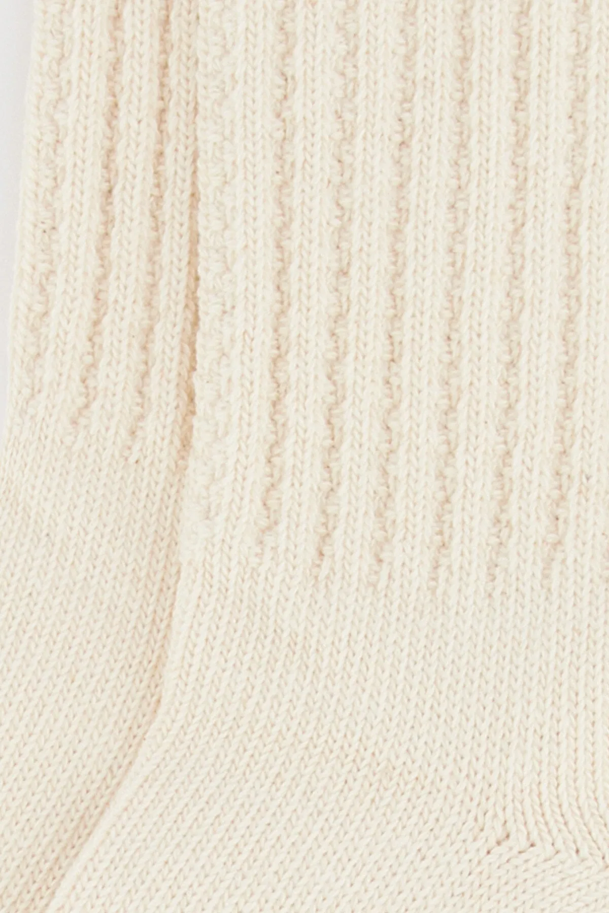 Pique Rib Crew Socks