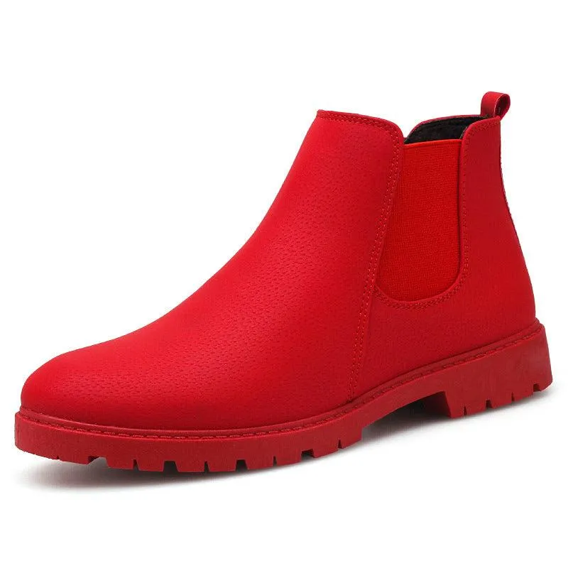 PU face men's Martin boots