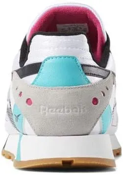 Reebok Classic Leather ATI 90s (White/Teal/Black/Grey/Pink) Men's Shoes DV5373