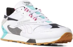 Reebok Classic Leather ATI 90s (White/Teal/Black/Grey/Pink) Men's Shoes DV5373