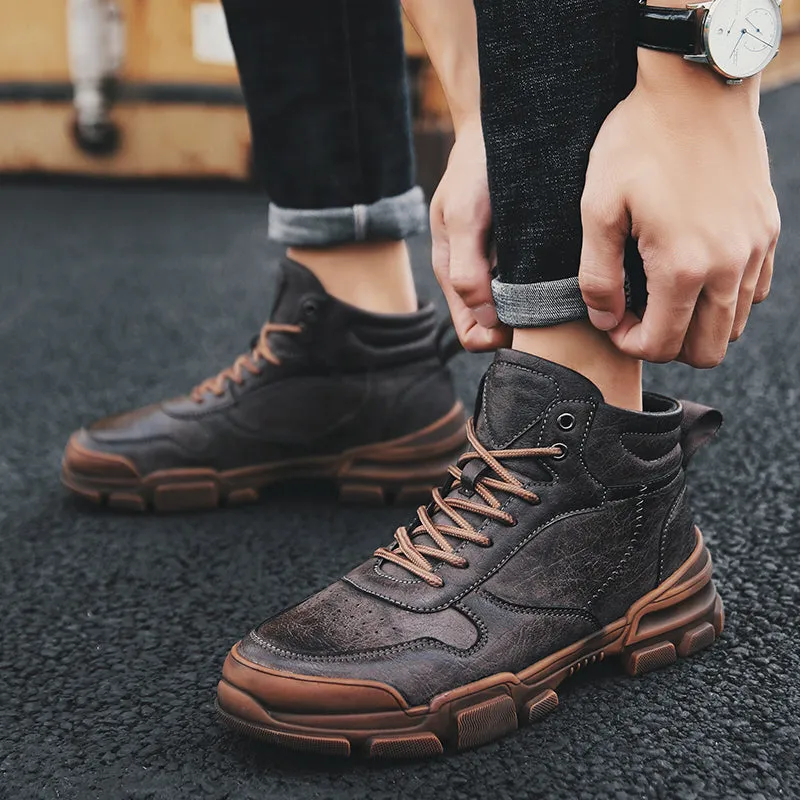 Retro Plus Velvet Warm Martin Boots