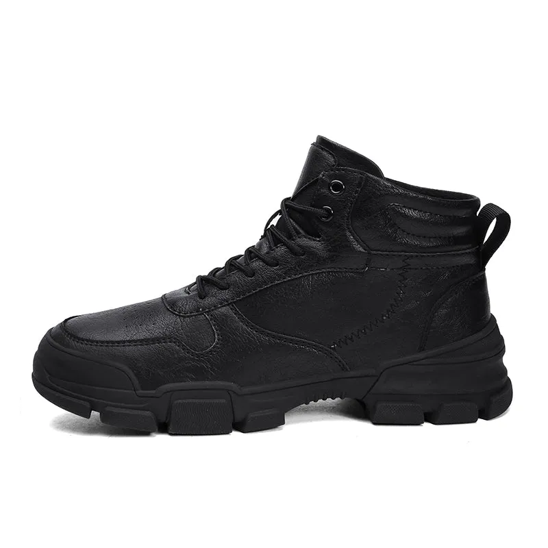 Retro Plus Velvet Warm Martin Boots