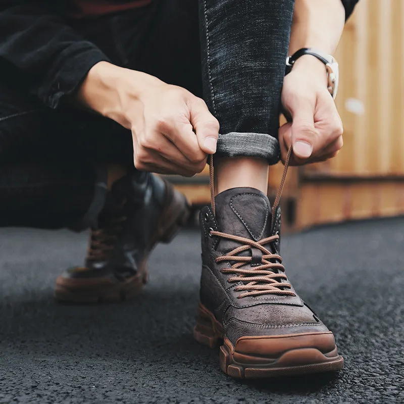 Retro Plus Velvet Warm Martin Boots