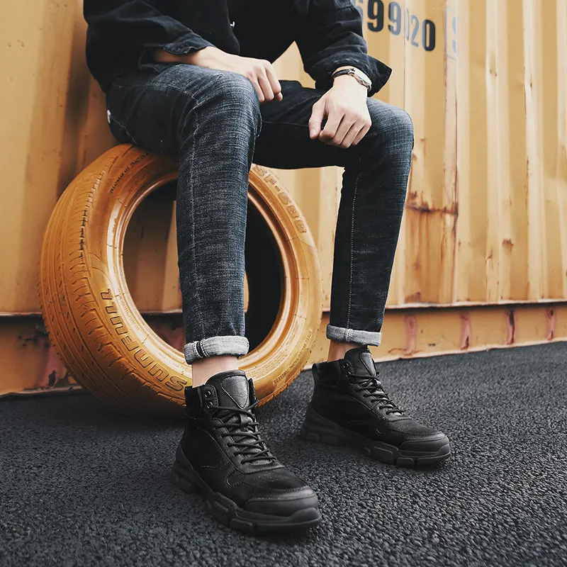 Retro Plus Velvet Warm Martin Boots