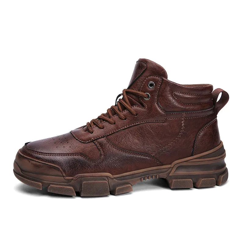 Retro Plus Velvet Warm Martin Boots