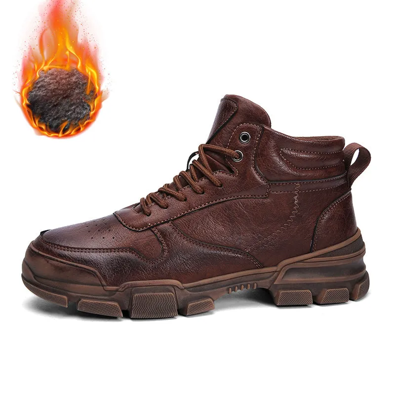 Retro Plus Velvet Warm Martin Boots