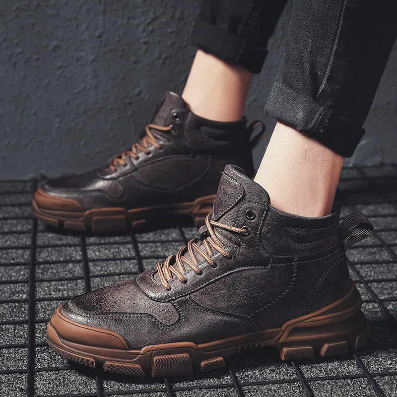 Retro Plus Velvet Warm Martin Boots