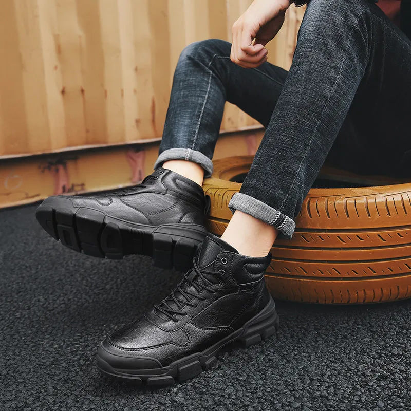 Retro Plus Velvet Warm Martin Boots