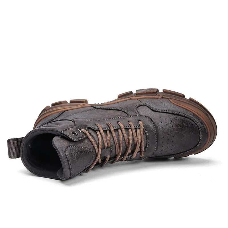 Retro Plus Velvet Warm Martin Boots