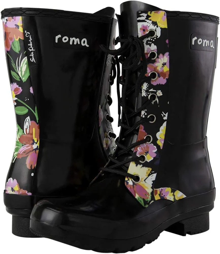 Roma Women's EPAGA Short Lace-up Rain Boots