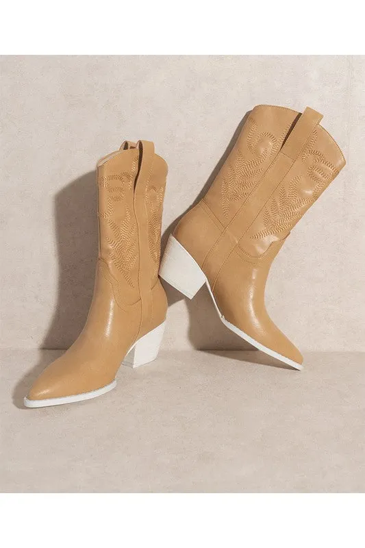 Sephira - Western Heeled Cowboy Boot