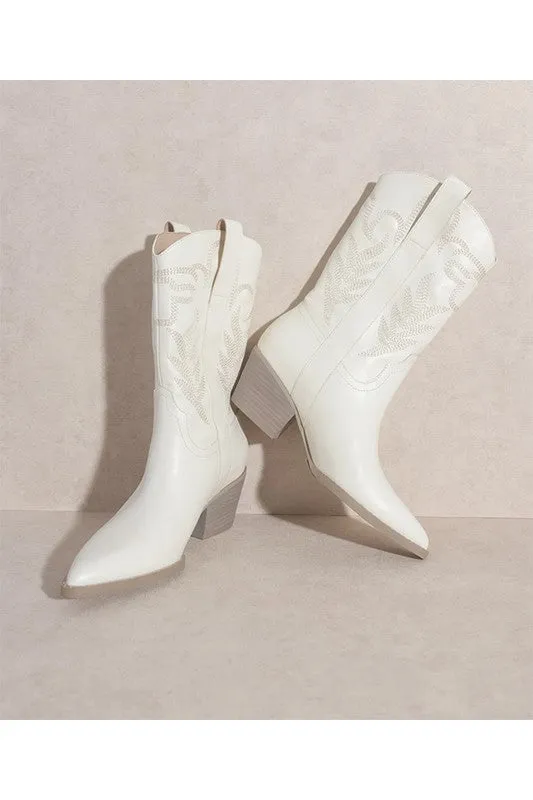 Sephira - Western Heeled Cowboy Boot