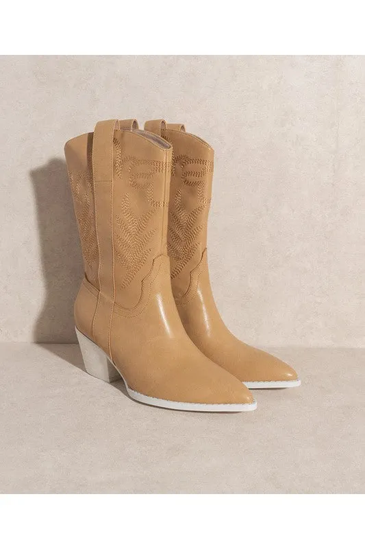 Sephira - Western Heeled Cowboy Boot