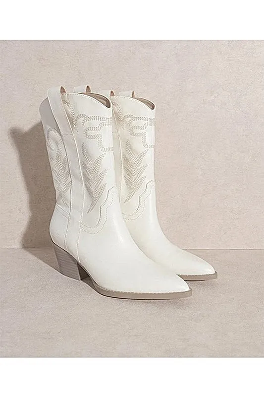 Sephira - Western Heeled Cowboy Boot